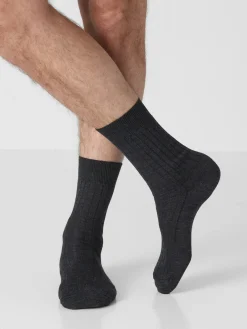 Homme Labonal 2 paires mi-chaussettes jambes sensibles