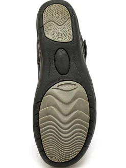 Femme Pédiconfort Babies à scratch cuir et textile