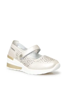 Femme Pédiconfort Babies à scratch en cuir