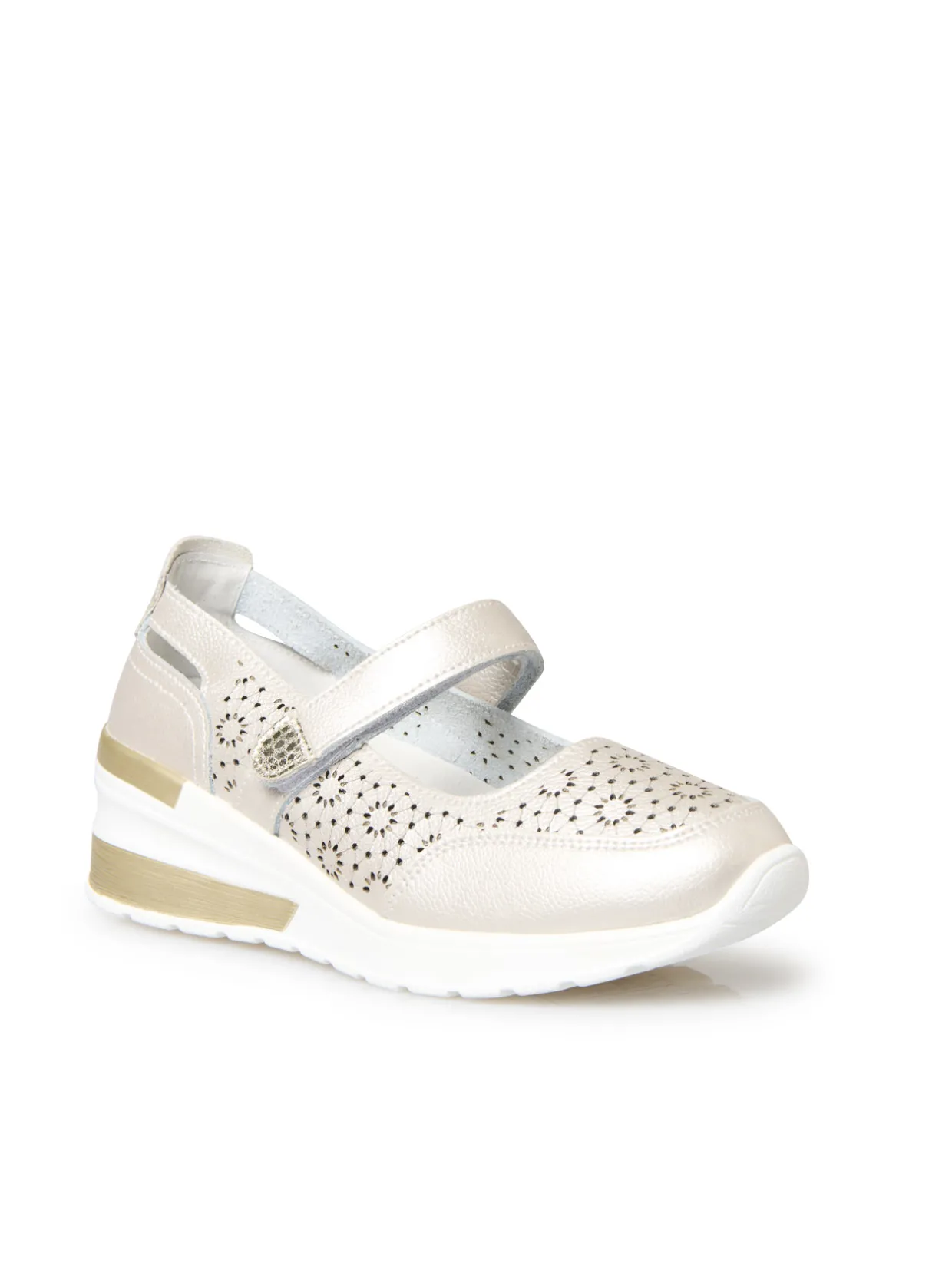 Femme Pédiconfort Babies à scratch en cuir