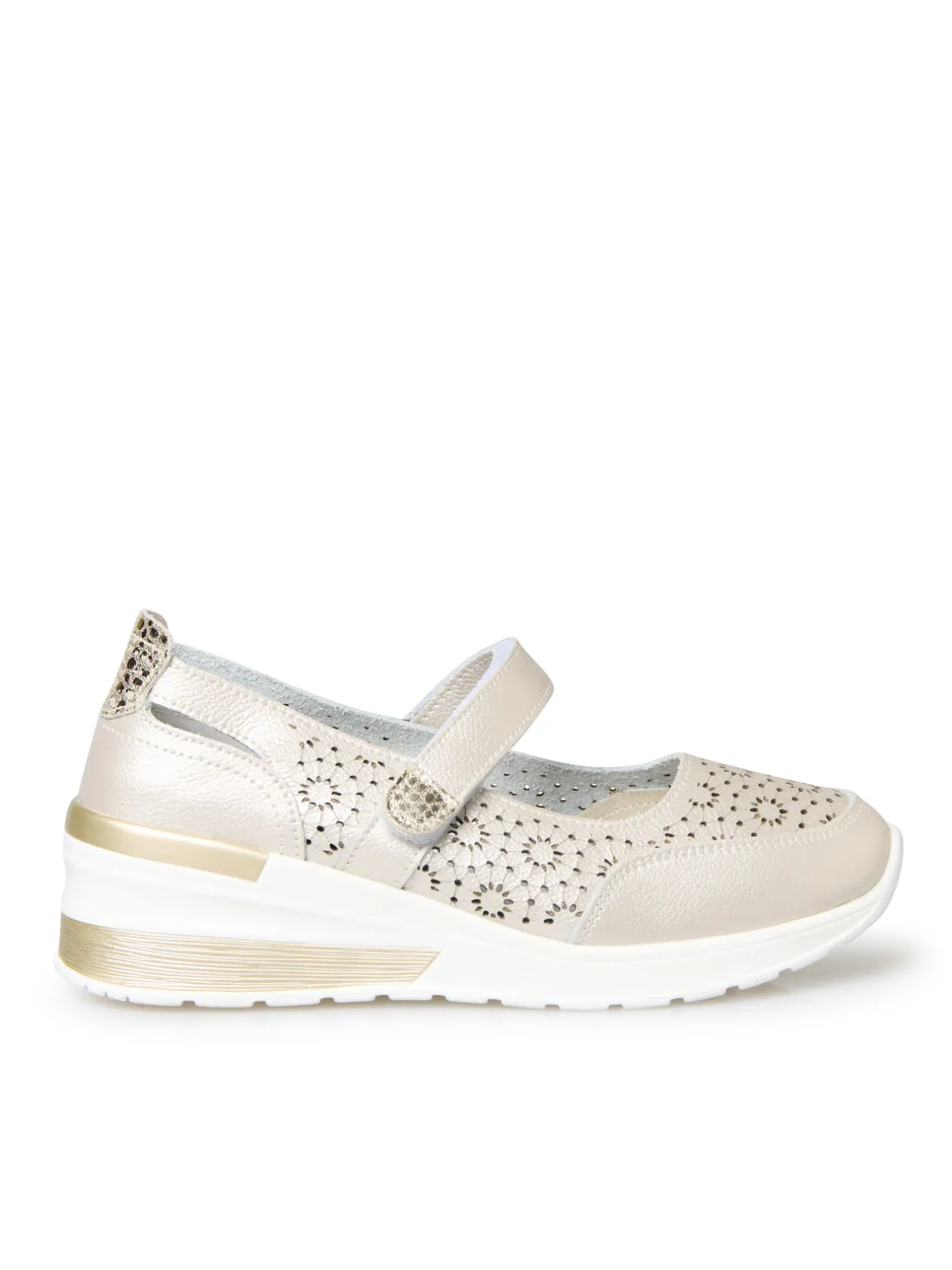 Femme Pédiconfort Babies à scratch en cuir