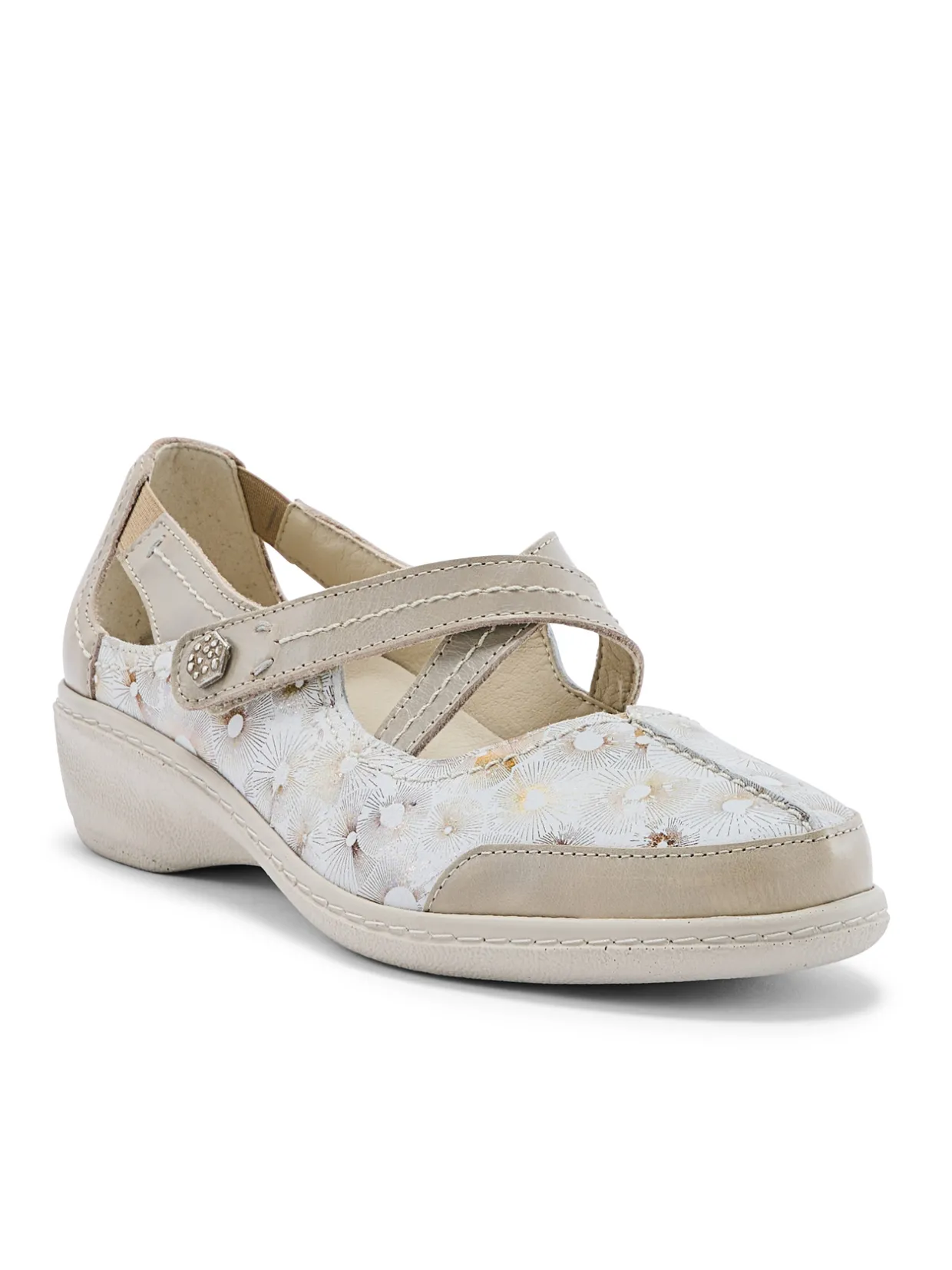 Femme Pédiconfort Babies à scratch élastiquées