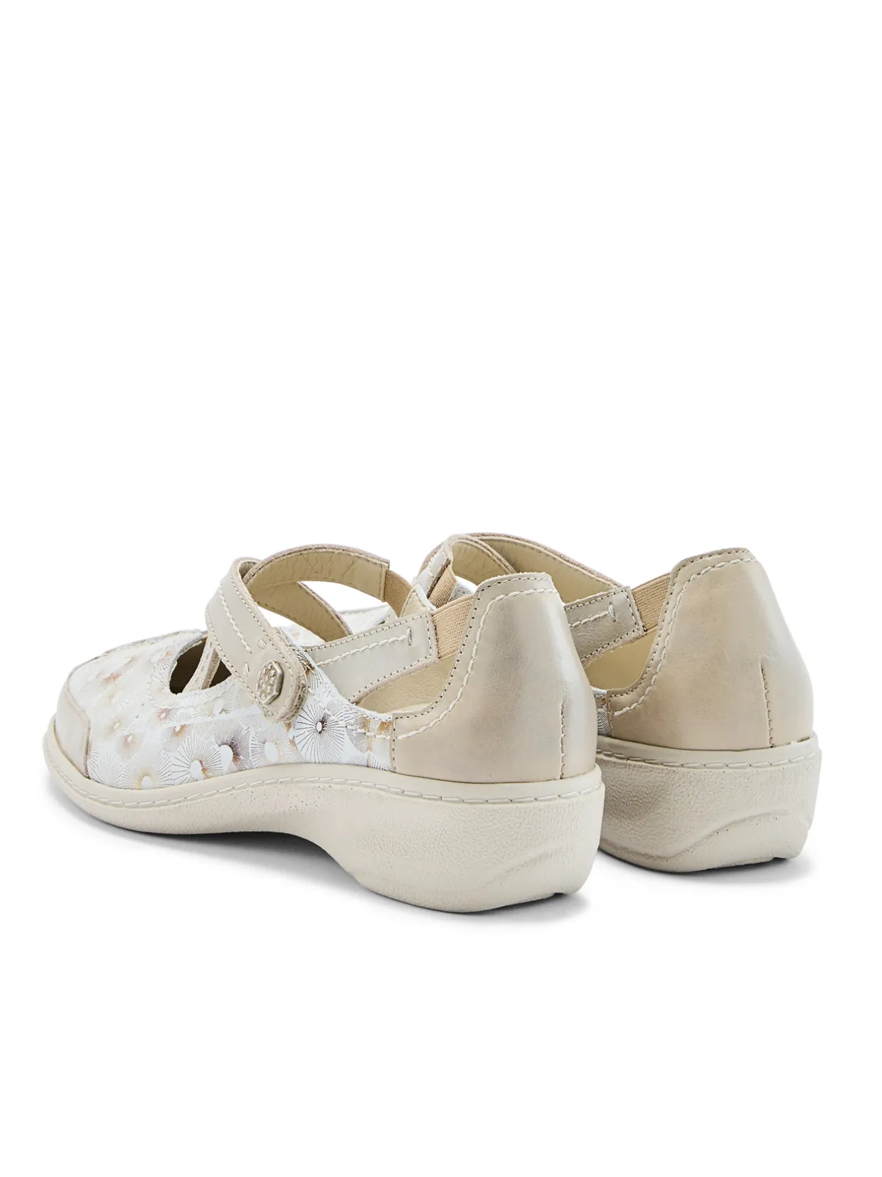 Femme Pédiconfort Babies à scratch élastiquées