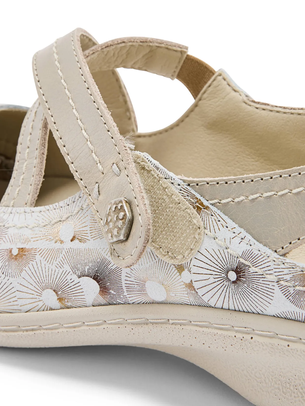 Femme Pédiconfort Babies à scratch élastiquées