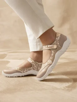 Femme Pédiconfort Babies à scratch motifs brillants