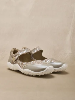 Femme Pédiconfort Babies à scratch motifs brillants