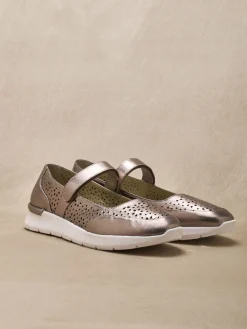 Femme Pédiconfort Babies à scratch semelle amovible