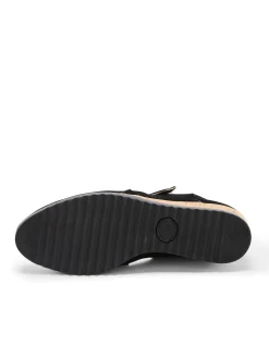 Femme Pédiconfort Babies à scratch semelle amovible