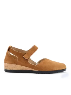 Femme Pédiconfort Babies à scratch semelle amovible