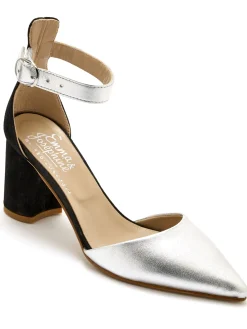 Femme Pédiconfort Babies à talon tout cuir