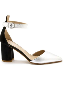 Femme Pédiconfort Babies à talon tout cuir