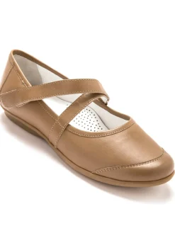 Femme Pédiconfort Babies cuir lisse grande largeur