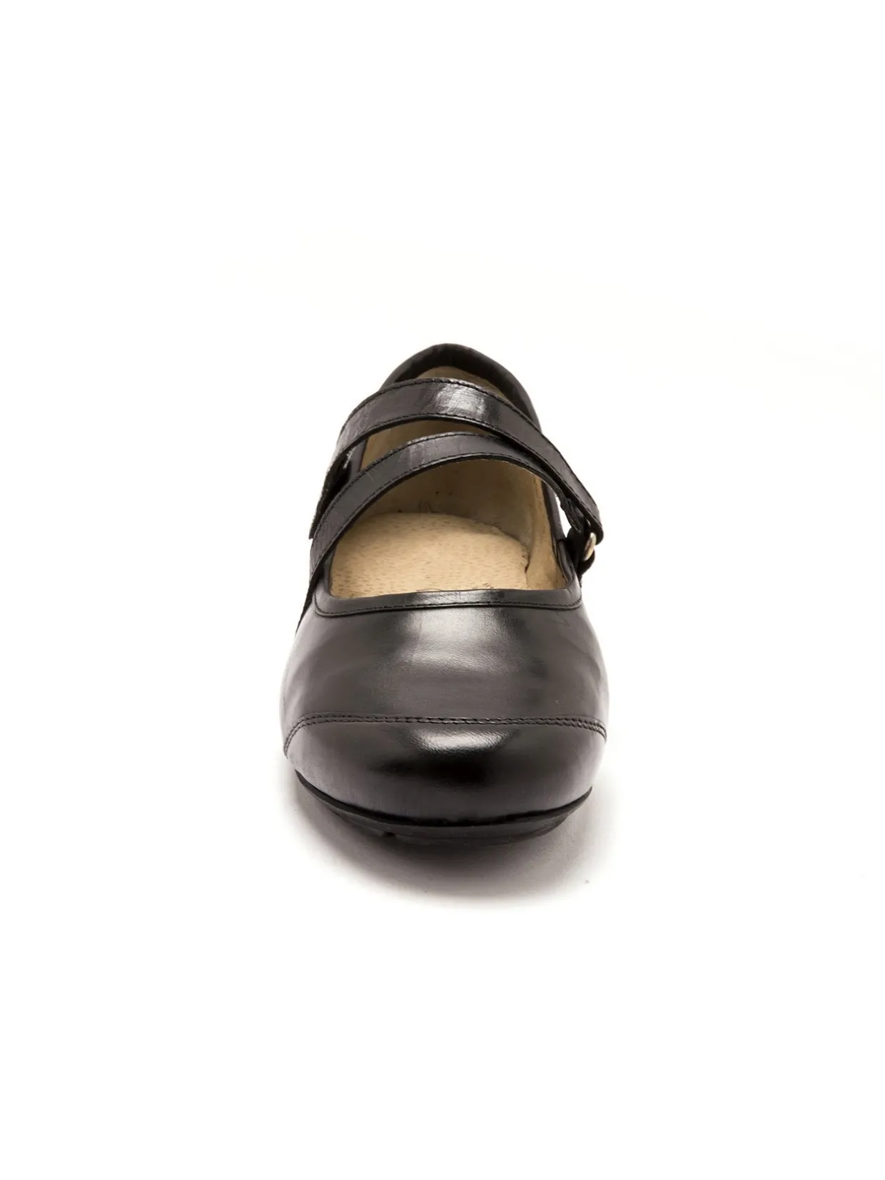 Femme Pédiconfort Babies cuir lisse grande largeur