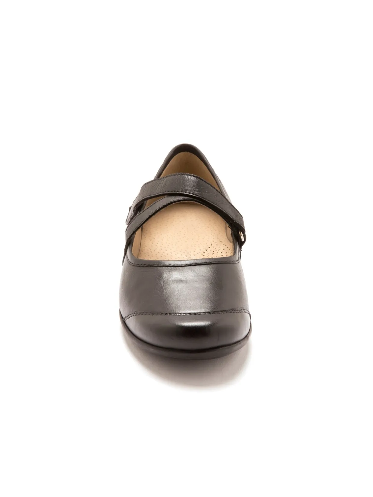 Femme Pédiconfort Babies cuir lisse grande largeur