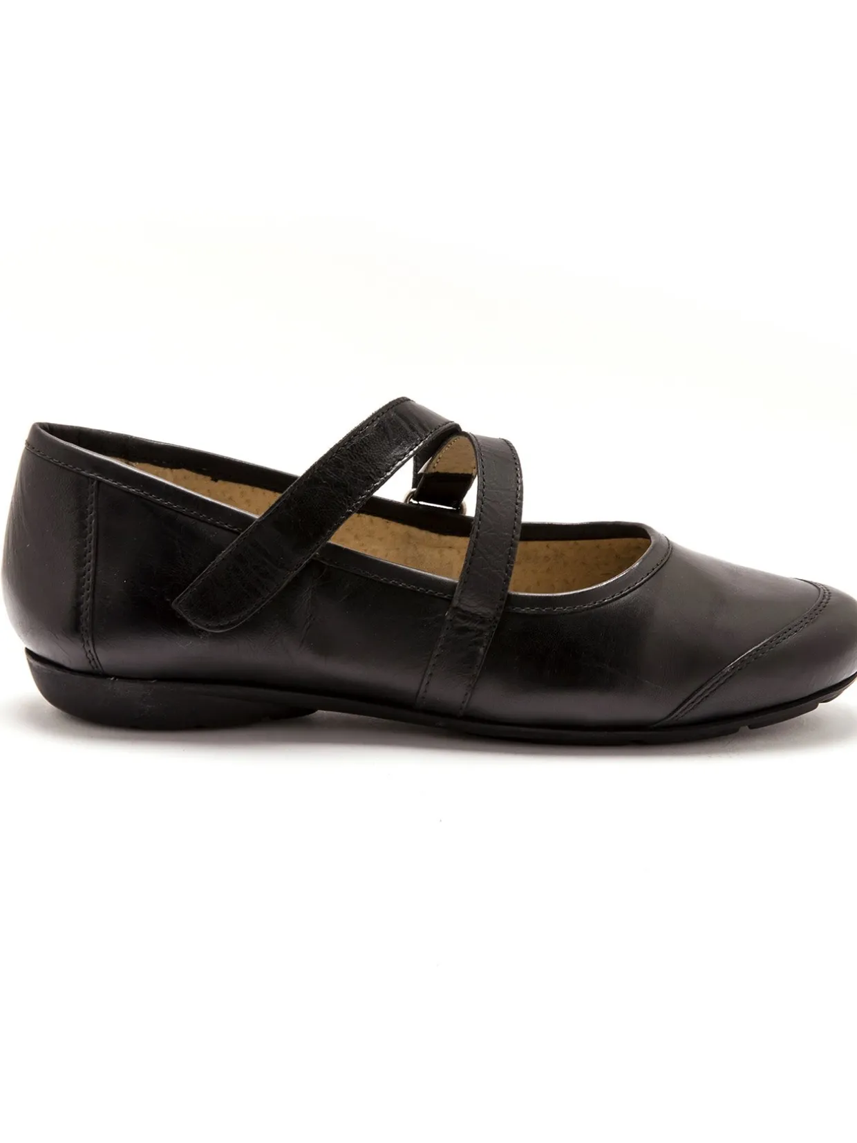 Femme Pédiconfort Babies cuir lisse grande largeur