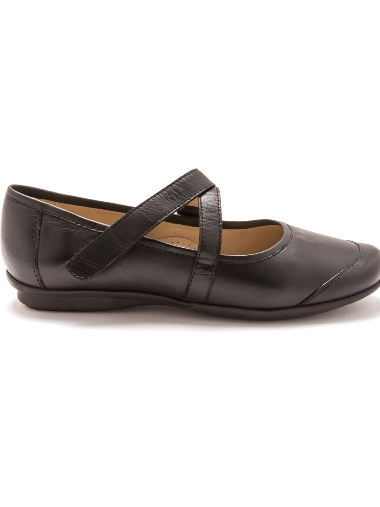 Femme Pédiconfort Babies cuir lisse grande largeur