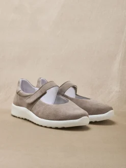Femme Pédiconfort Babies cuir velours à scratch