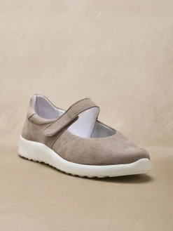 Femme Pédiconfort Babies cuir velours à scratch