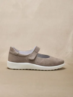 Femme Pédiconfort Babies cuir velours à scratch