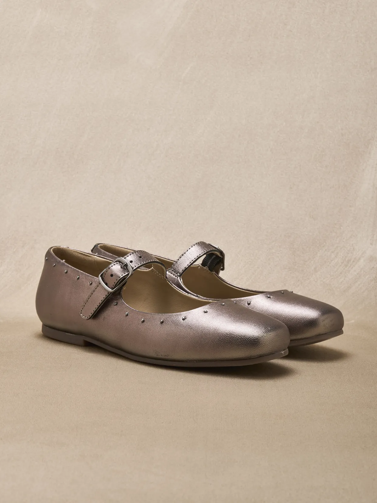 Femme Pédiconfort Babies plates tout cuir