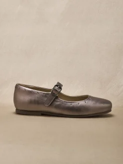 Femme Pédiconfort Babies plates tout cuir