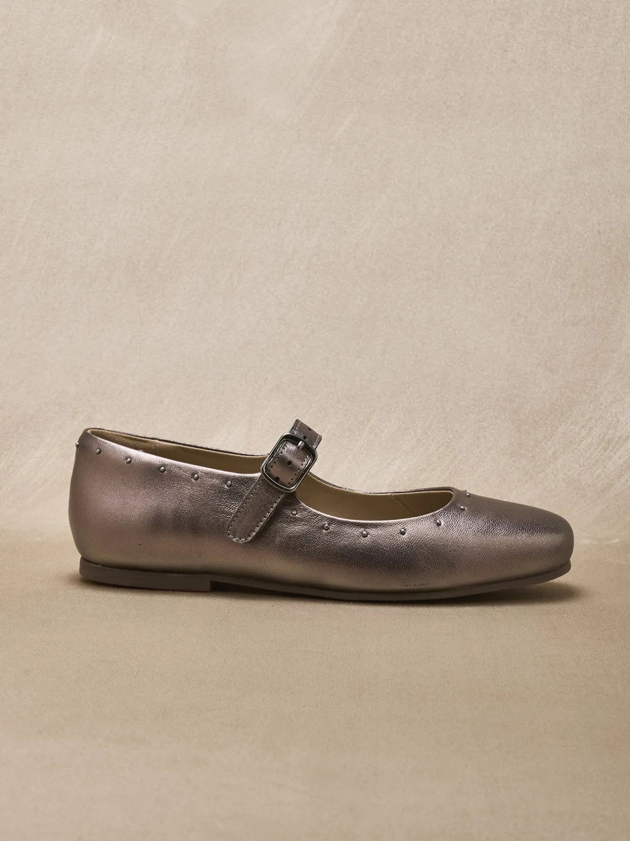 Femme Pédiconfort Babies plates tout cuir