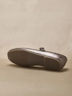 Femme Pédiconfort Babies plates tout cuir