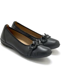 Femme Pédiconfort Ballerines avec chaîne fantaisie