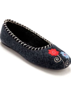 Femme Pédiconfort Ballerines brodées