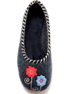 Femme Pédiconfort Ballerines brodées