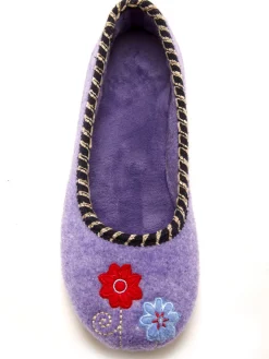 Femme Pédiconfort Ballerines brodées