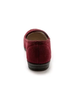 Femme Pédiconfort Ballerines brodées fleur largeur confort