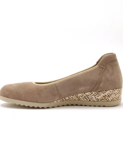 Femme Pédiconfort Ballerines compensées semelle amovible