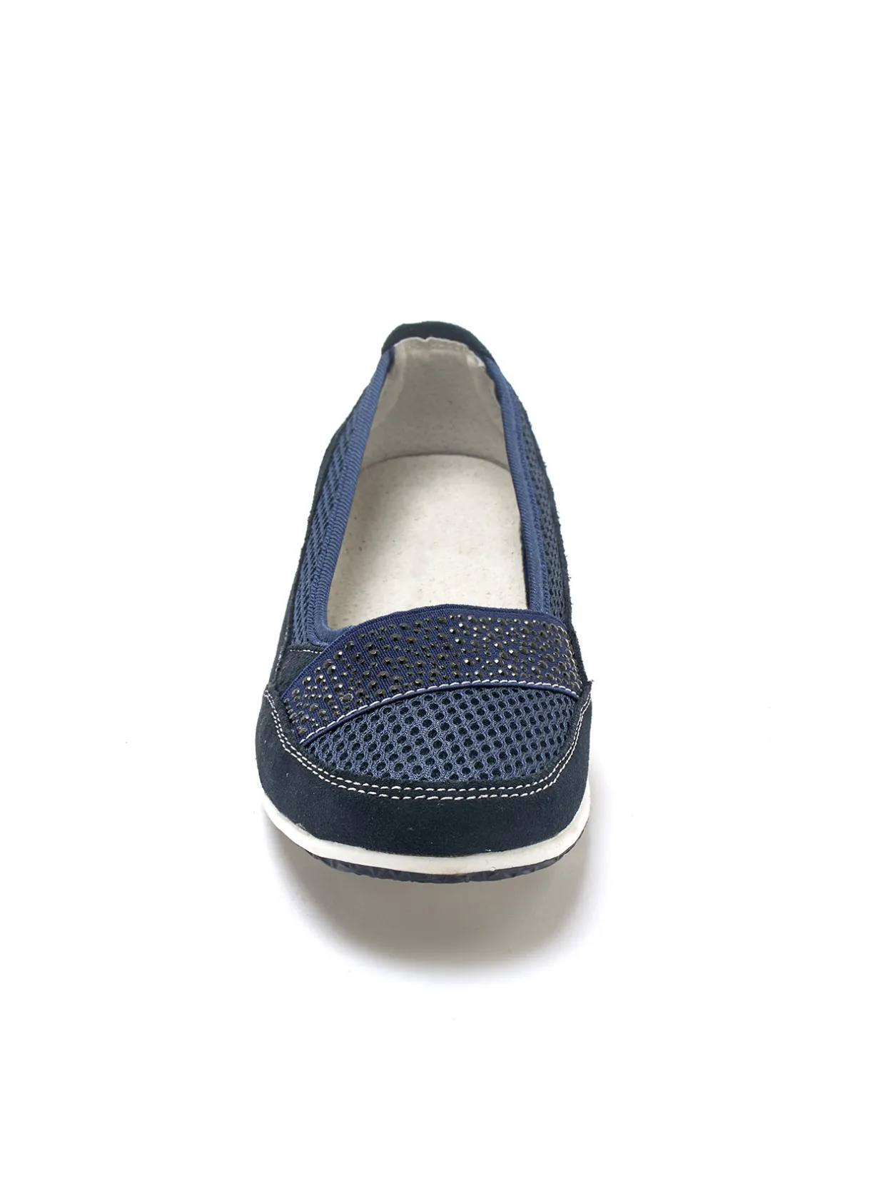 Femme Pédiconfort Ballerines cuir et textile aéré