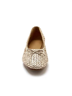 Femme Pédiconfort Ballerines en cuir tressées