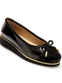 Femme Pédiconfort Ballerines fantaisie en cuir