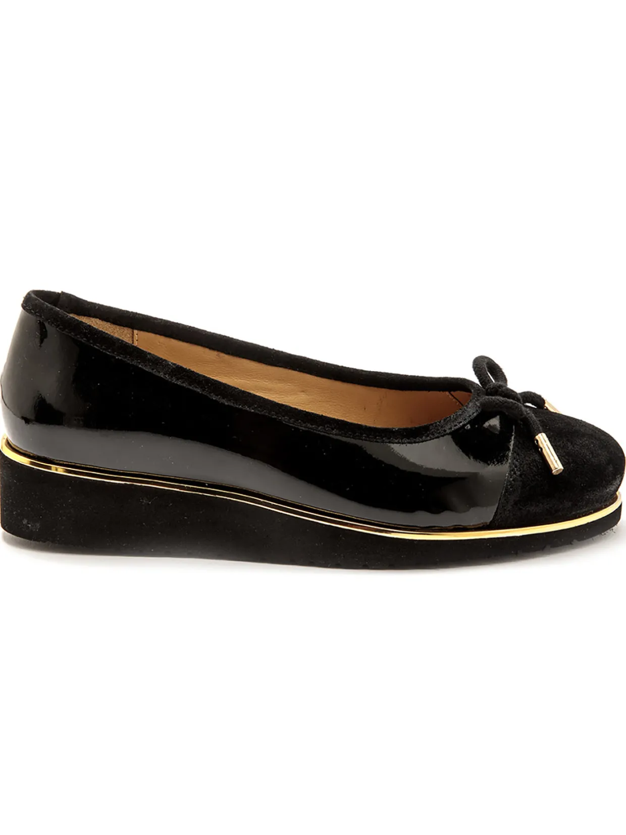 Femme Pédiconfort Ballerines fantaisie en cuir