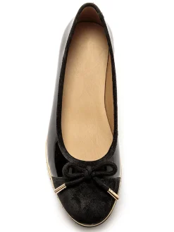 Femme Pédiconfort Ballerines fantaisie en cuir