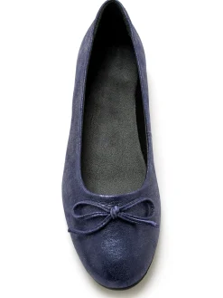 Femme Pédiconfort Ballerines plates tout cuir