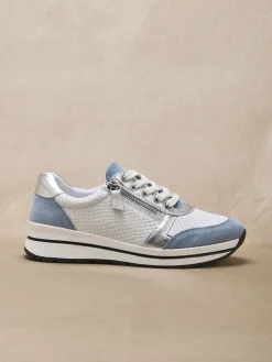 Femme Pédiconfort Baskets avec zip et lacets