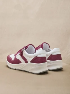 Femme Pédiconfort Baskets bicolores avec zip côté