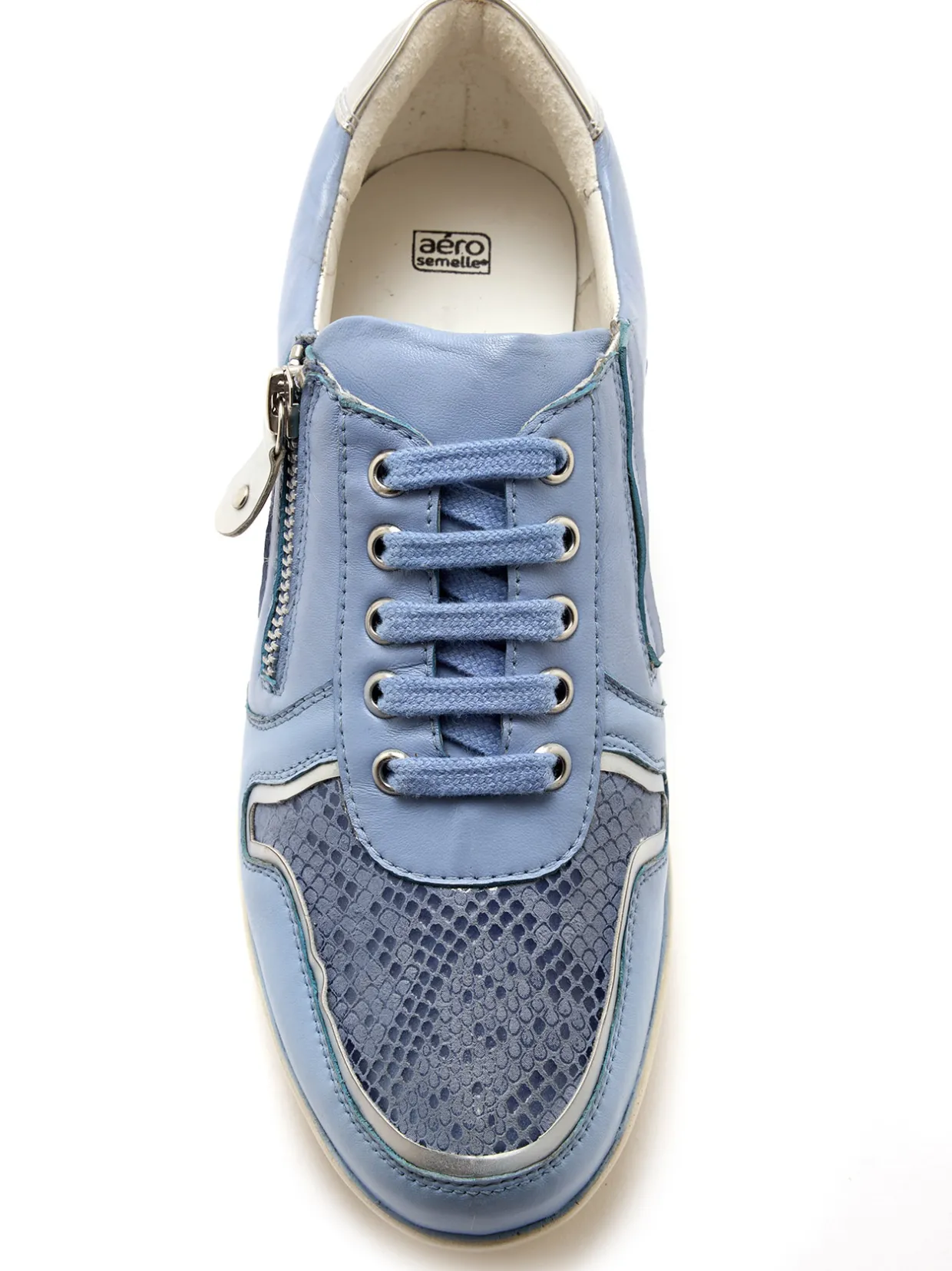 Femme Pédiconfort Baskets cuir à aérosemelle®