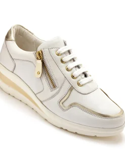 Femme Pédiconfort Baskets cuir à aérosemelle®