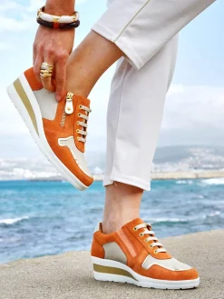 Femme Pédiconfort Baskets cuir à aérosemelle®