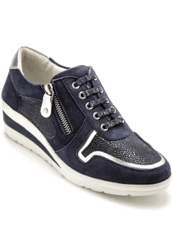 Femme Pédiconfort Baskets cuir à aérosemelle®