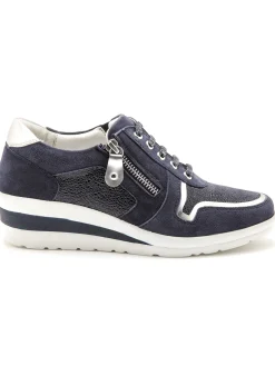 Femme Pédiconfort Baskets cuir à aérosemelle®