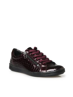 Femme Pédiconfort Baskets cuir à aérosemelle amovible