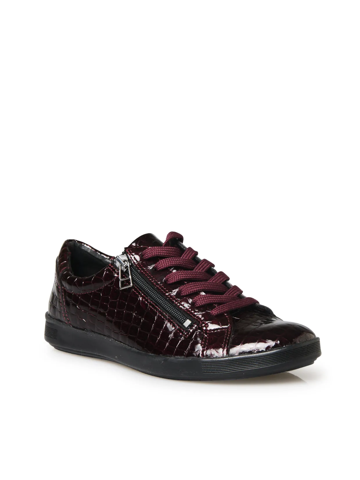 Femme Pédiconfort Baskets cuir à aérosemelle amovible