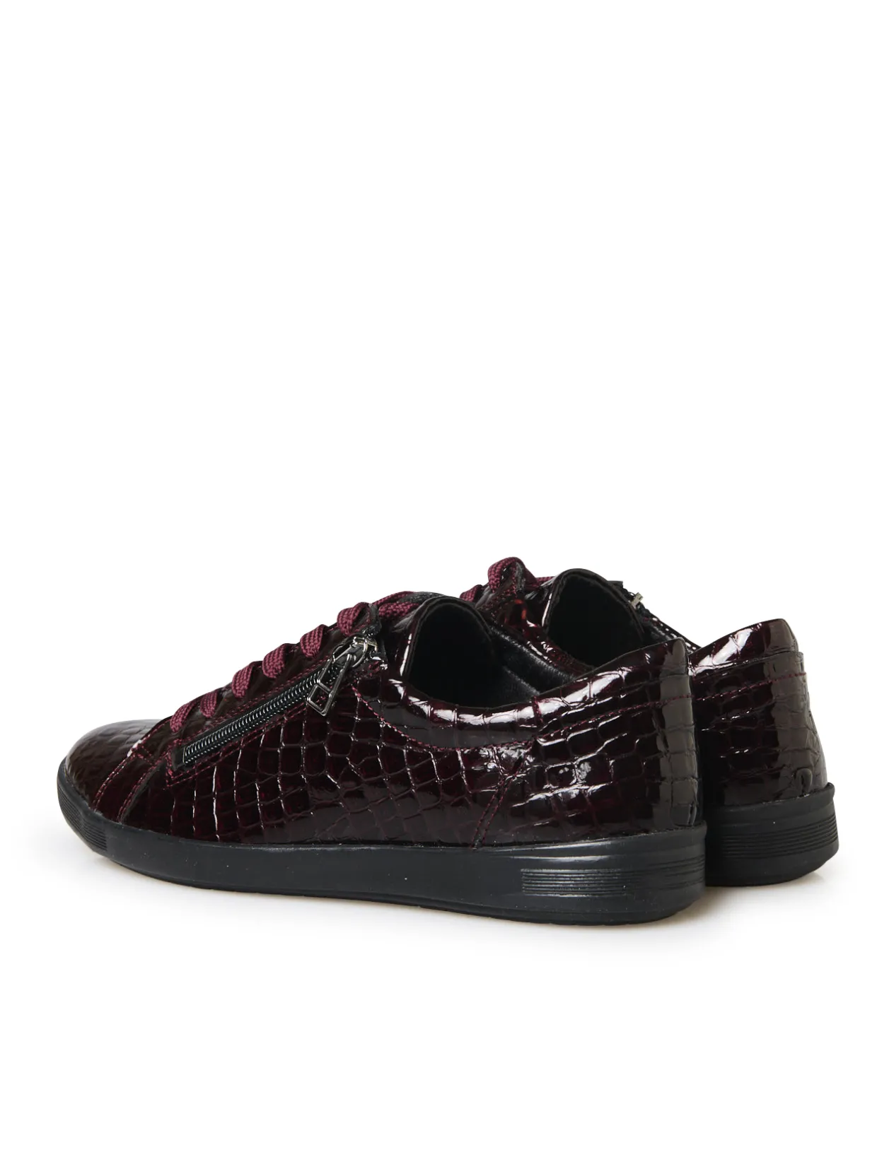 Femme Pédiconfort Baskets cuir à aérosemelle amovible