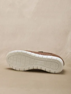 Femme Pédiconfort Baskets cuir à aérosemelle® amovible